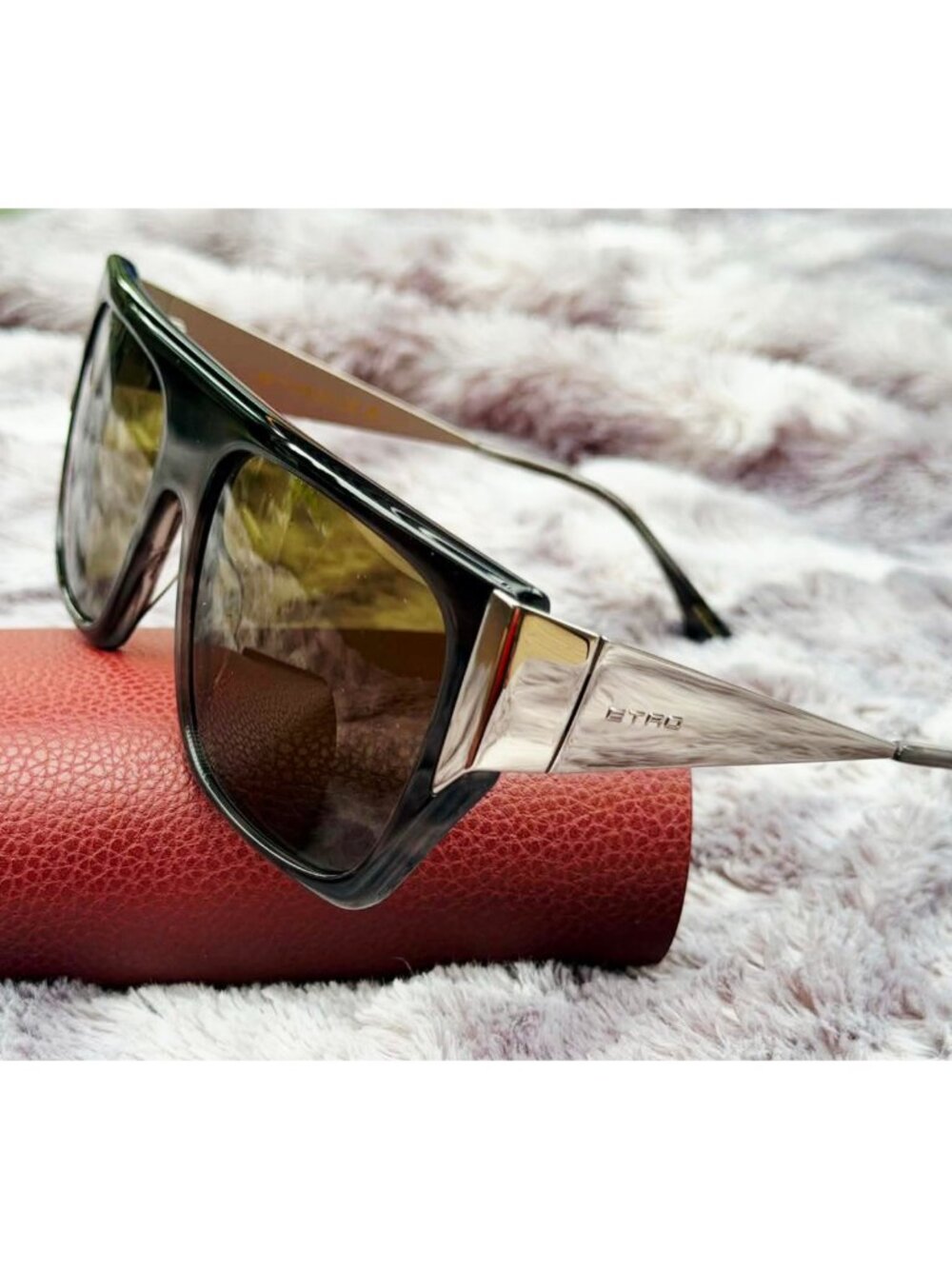 ETRO Italy "New Tailoring" Flat-Top Luxury Sunglasses 0051/G/S โ NIB